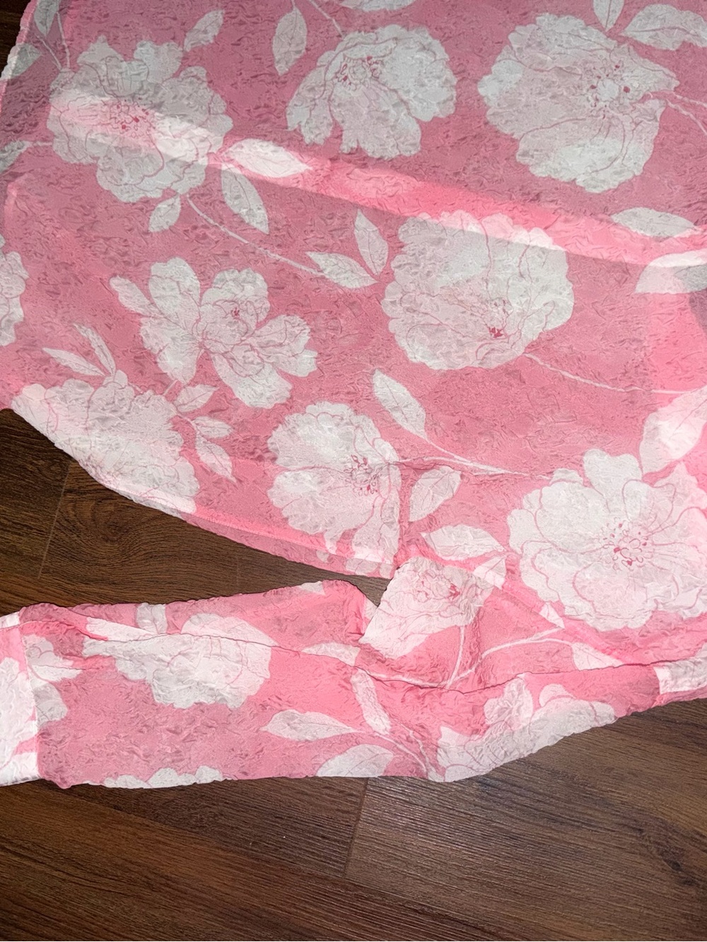 Nwt revolve Bailey 44 floral sheer peony button up $128 XL summer spring top - Picture 9 of 9
